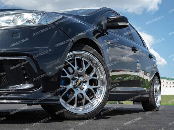 FORD FOCUS НА ЛИТЫХ ДИСКАХ В СТИЛЕ BBS R18 - Фото № 6