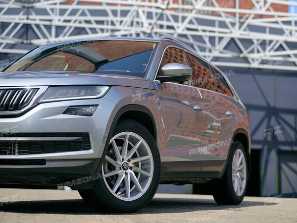 SKODA KODIAQ НА ЛИТЫХ ДИСКАХ В СТИЛЕ VOSSEN CVT R19 - Фото № 2