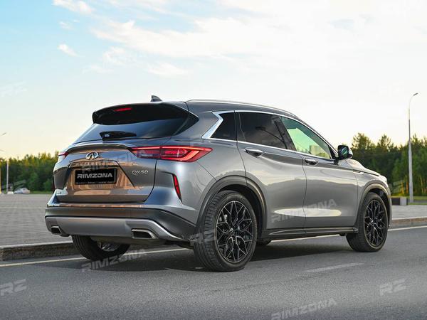 INFINITI QX50 НА ЛИТЫХ ДИСКАХ В СТИЛЕ VOSSEN HF-2 R20 - Фото № 5