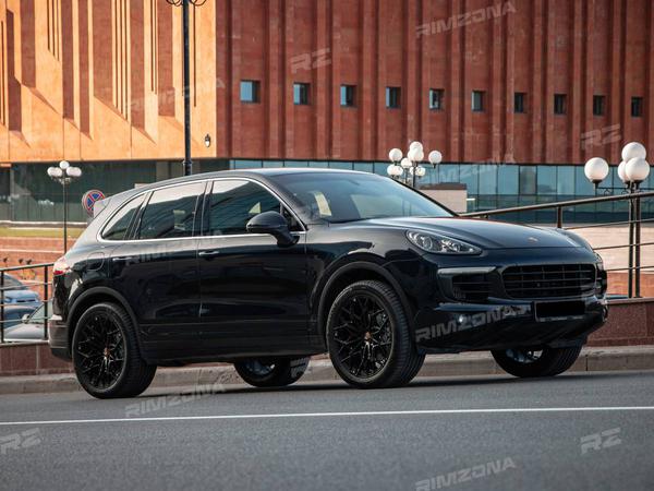 Porsche Cayenne на кастомных кованых дисках R21 - Фото № 4