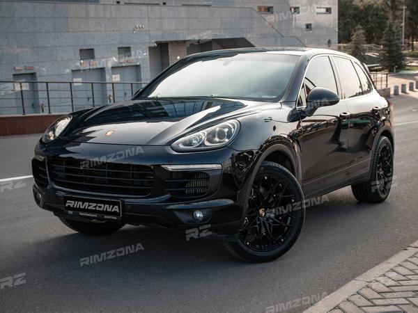 Porsche Cayenne на кастомных кованых дисках R21 - Фото № 5