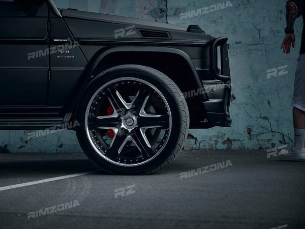 MERCEDES-BENZ G63 AMG НА КАСТОМНЫХ  КОВАНЫХ ДИСКАХ R24 ДЛЯ РЭПЕРА НУРМИНСКОГО - Фото № 3