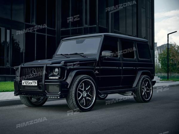 MERCEDES-BENZ G63 AMG НА КАСТОМНЫХ  КОВАНЫХ ДИСКАХ R24 ДЛЯ РЭПЕРА НУРМИНСКОГО - Фото № 2