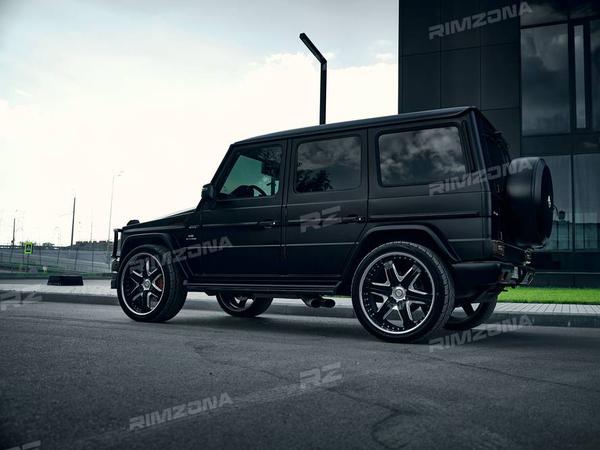 MERCEDES-BENZ G63 AMG НА КАСТОМНЫХ  КОВАНЫХ ДИСКАХ R24 ДЛЯ РЭПЕРА НУРМИНСКОГО - Фото № 4