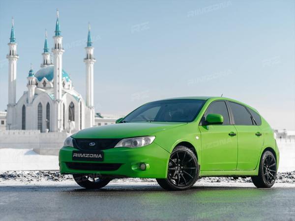 SUBARU IMPREZA НА ЛИТЫХ ДИСКАХ В СТИЛЕ SHOGUN S10 R17 - Фото № 1