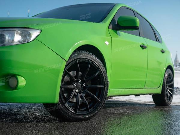 SUBARU IMPREZA НА ЛИТЫХ ДИСКАХ В СТИЛЕ SHOGUN S10 R17 - Фото № 3