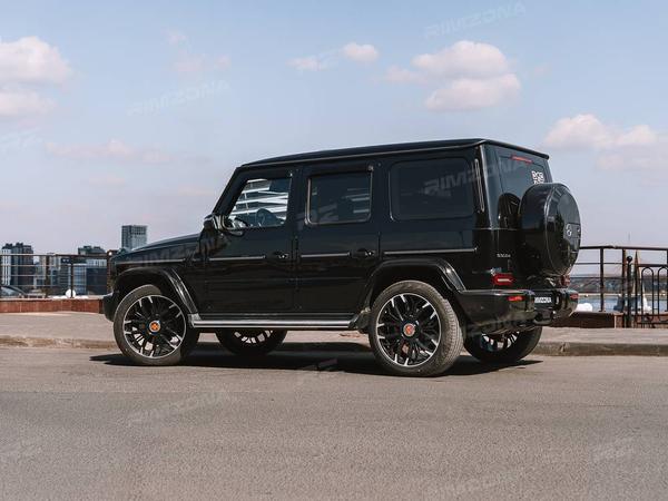 MERCEDES-BENZ G-CLASS НА КАСТОМНЫХ КОВАНЫХ ДИСКАХ R22 - Фото № 9