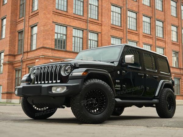JEEP WRANGLER НА ЛИТЫХ ДИСКАХ В СТИЛЕ BLACK RHINO 085 R17 - Фото № 1