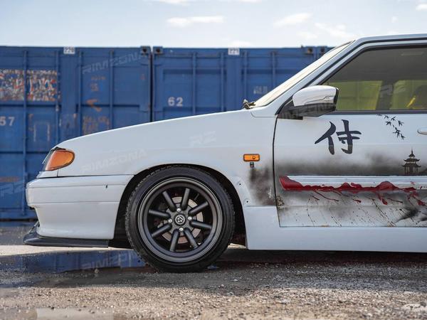 ВАЗ 2114 НА ЛИТЫХ ДИСКАХ В СТИЛЕ WATANABE RS R15 - Фото № 5