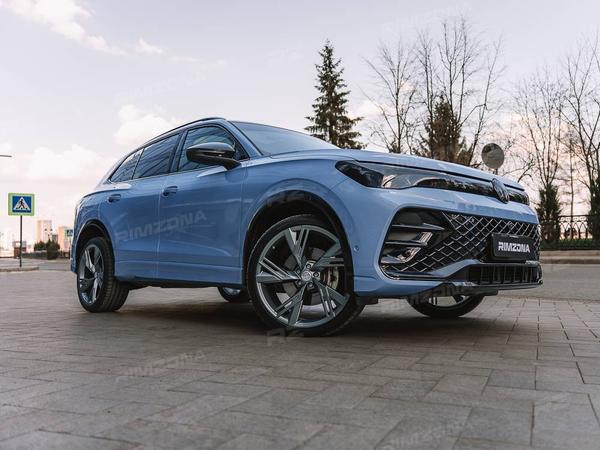 VOLKSWAGEN TIGUAN L PRO НА КОВАНЫХ ДИСКАХ В СТИЛЕ AUDI RS6 R21 - Фото № 9
