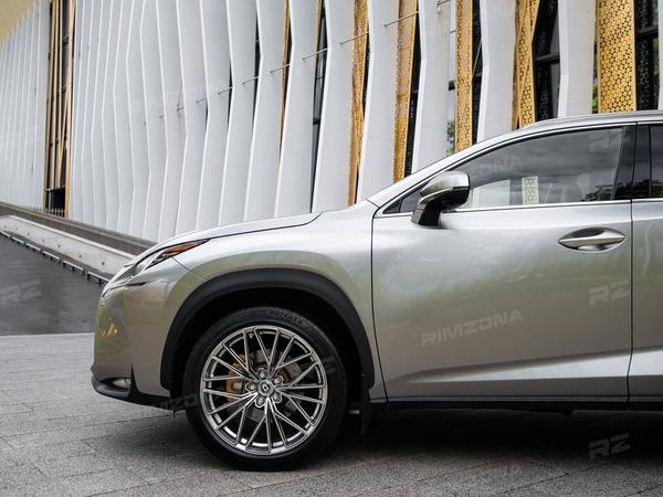 LEXUS NX НА ЛИТЫХ ДИСКАХ В СТИЛЕ HRE FF28 R20 - Фото № 2