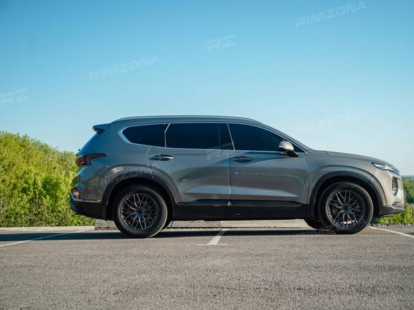 HYUNDAI SANTA FE НА ЛИТЫХ ДИСКАХ BRIXTON CM6-R R18 - Фото № 5