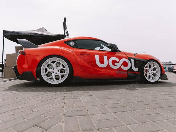 TOYOTA SUPRA НА КАСТОМНЫХ КОВАНЫХ ДИСКАХ R20 - Фото № 5