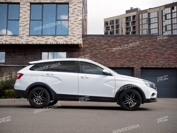 LADA VESTA CROSS НА ЛИТЫХ ДИСКАХ VORSTEINER VFF-107 R17 - Фото № 7