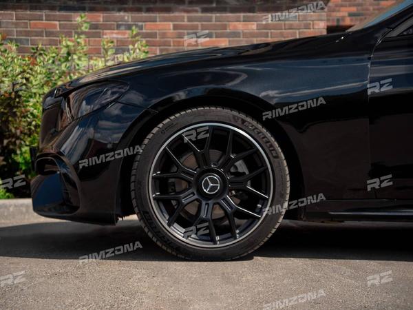MERCEDES E63S НА КОВАНЫХ ДИСКАХ В СТИЛЕ AMG R19 - Фото № 4