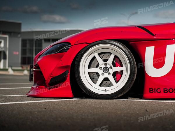TOYOTA SUPRA НА ТРЁХСОСТАВНЫХ КОВАНЫХ ДИСКАХ RZ FORGED R19 - Фото № 8