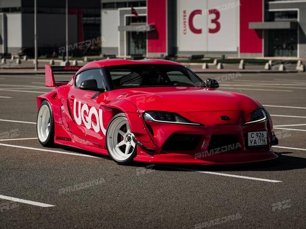 TOYOTA SUPRA НА ТРЁХСОСТАВНЫХ КОВАНЫХ ДИСКАХ RZ FORGED R19 - Фото № 12