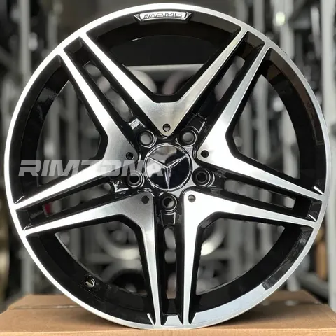 Литой диск В стиле Mercedes AMG 5 Spoke R17 7.5J 5x112 ET35 dia 66.6