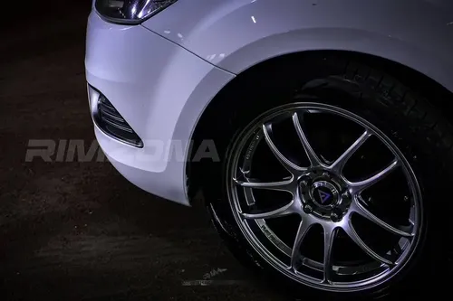 Литой диск WORK Emotion CR-kiwami R17 8J 5x114.3 ET35 dia 73.1 - Фото вживую на авто №6