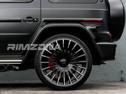 Кованый диск BRABUS Monoblock ZV R22 10/11.5J 5x112 ET45/47 dia 66.6 - Фото вживую на авто №6