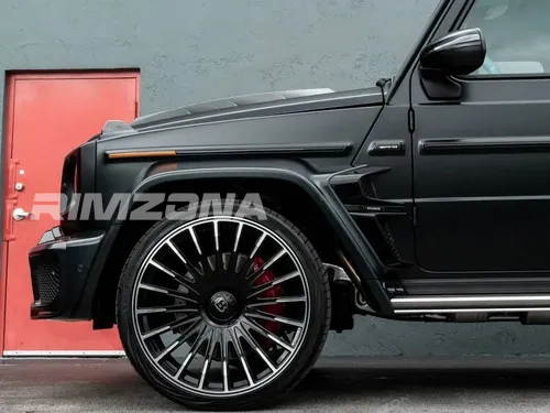 Кованый диск BRABUS Monoblock ZV R22 10/11.5J 5x112 ET45/47 dia 66.6 - Фото вживую на авто №5