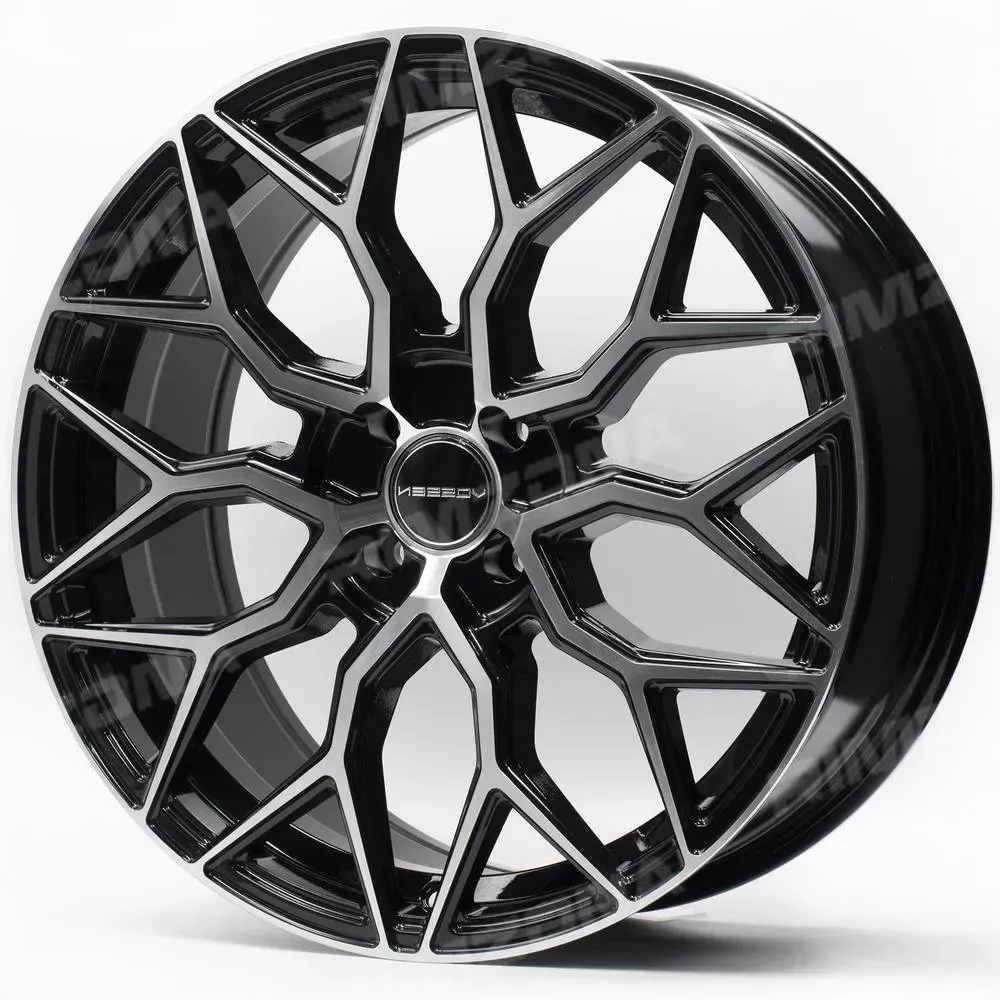 Литые диски В СТИЛЕ VOSSEN HF2 R17 7.5J 5x108 ET38 dia 63.4 (BLACK MACHINED  (BP)) купить в Екатеринбургу по выгодной цене