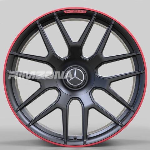 Литой диск В стиле Mercedes AMG 7 Double Spoke R18 8.5/9.5J 5x112 ET40 dia 66.6