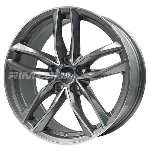 Литой диск В стиле Audi 5 Mat Double Spoke R20 9J 5x130 ET50 dia 71.6