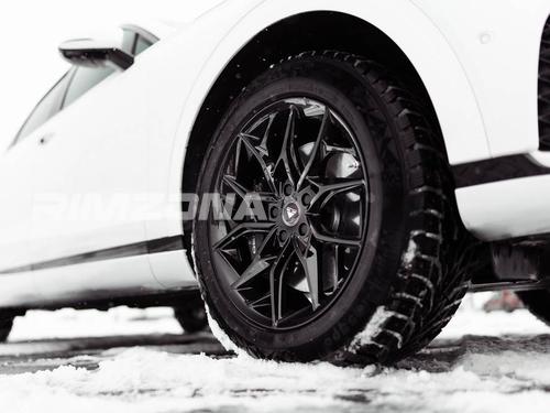 Литой диск DX JS800 R19 8.5J 5x108 ET35 dia 73.1 - Фото вживую на авто №5