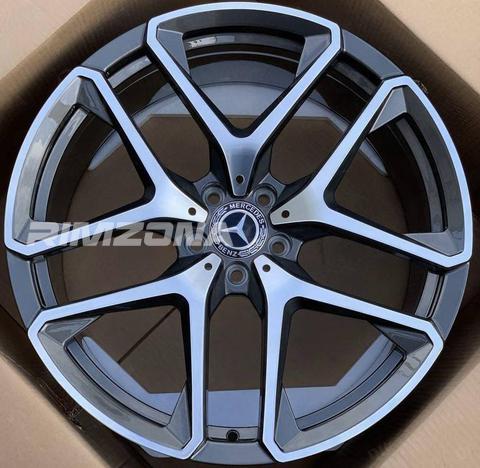 Литой диск В стиле Mercedes AMG 5 Double Spoke GLC R21 10/11J 5x112 ET43/42 dia 66.6