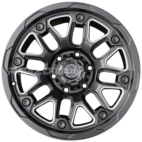 Литой диск BLACK RHINO 155-7 R17 9J 6x139.7 ET0 dia 110.1