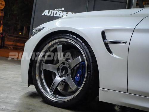 Литой диск ADVAN GT R18 9.5J 5x112 ET40 dia 66.6 - Фото вживую на авто №6